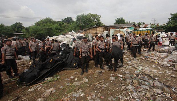 Eksekusi Lahan di Kembangan Selatan