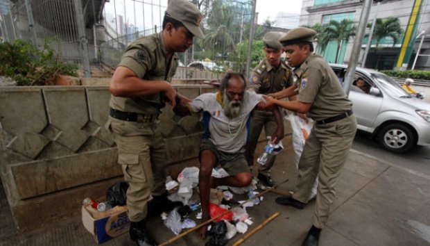 Jelang Ramadhan, Satpol PP Razia Pengamen dan Pengemis
