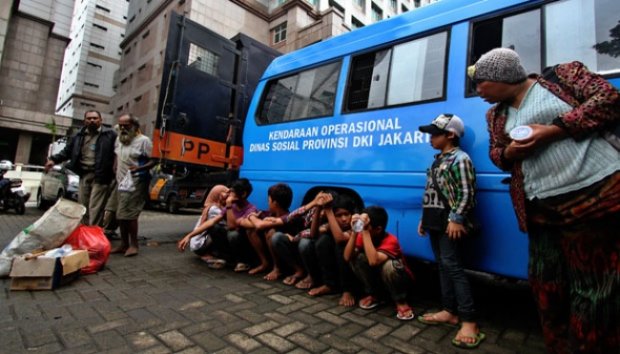 Jelang Ramadhan, Satpol PP Razia Pengamen dan Pengemis