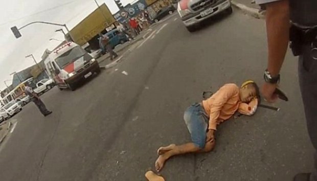Detik-detik Seorang Pencuri Sepeda Motor Mati Ditembak &#91;+PICT&#93;