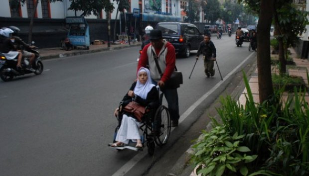 Bandung Kota yang Tak Ramah dengan Penyandang Disabilitas