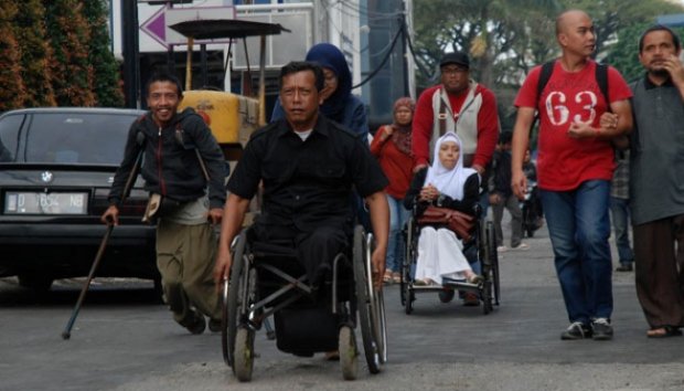 Bandung Kota yang Tak Ramah dengan Penyandang Disabilitas