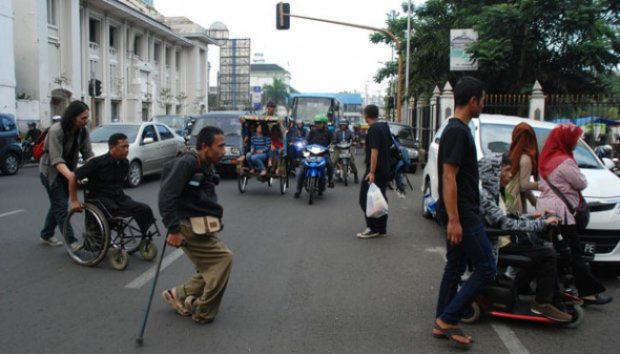 Bandung Kota yang Tak Ramah dengan Penyandang Disabilitas