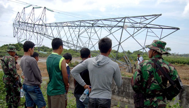 &#91;ulah rayap&#93; 3 Tower PLN di Langkat Dicuri, Sebagian Sumut Gelap