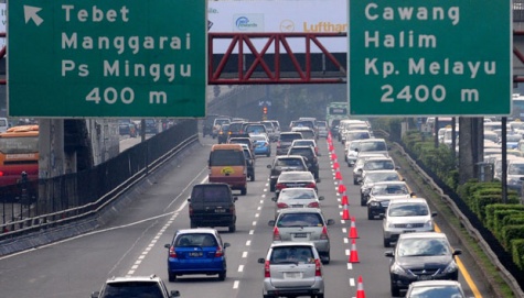 Contra Flow Grogol-Slipi Kurangi Macet 33 Persen 