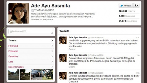 @TrioMacan2000 Berubah Jadi @AdeAyuSasmita