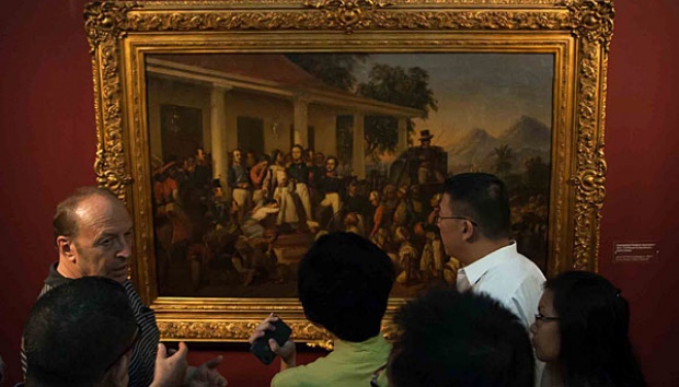 Masterpiece Raden Saleh Dipajang di Yogyakarta