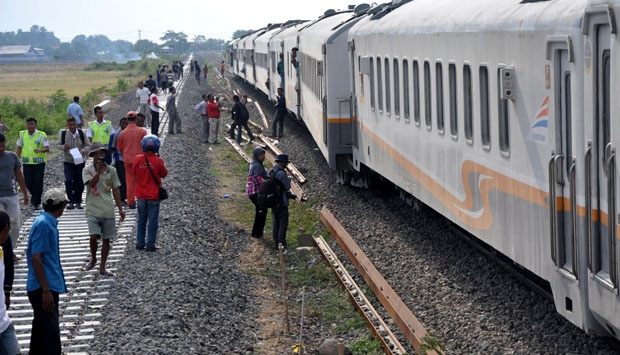 KA Sriwedari Mogok di Stasiun Klaten