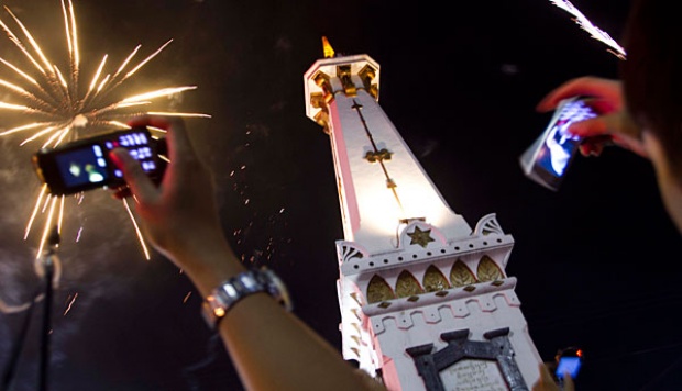 Lokasi Perayaan Tahun Baru 2014 di Berbagai Kota di Indonesia