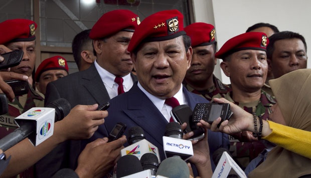 Dianggap Pelanggar HAM, Prabowo Ditolak Nyapres