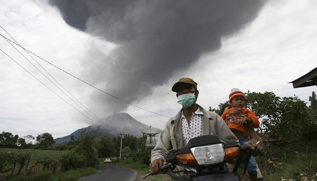 BPBD Sumut Kewalahan Jumlah Pengungsi Sinabung