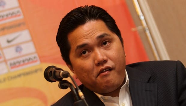 Moratti: Inter Main, Erick Thohir Terus Kirim SMS