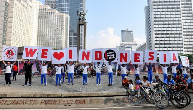 Jokowi Ajak Pelajar Berprestasi Keliling Istana Bogor