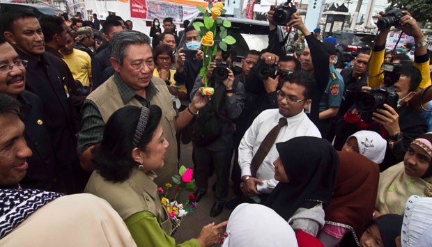 SBY Tanyakan Soal Harga Tenda Rp 15 M di Sinabung