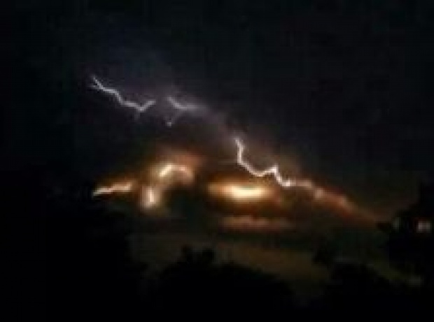Penampakan Letusan Gunung Kelud