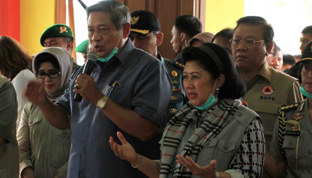 Menunggu 9 Jam, Pengungsi Hanya Ditemui SBY 10 Menit