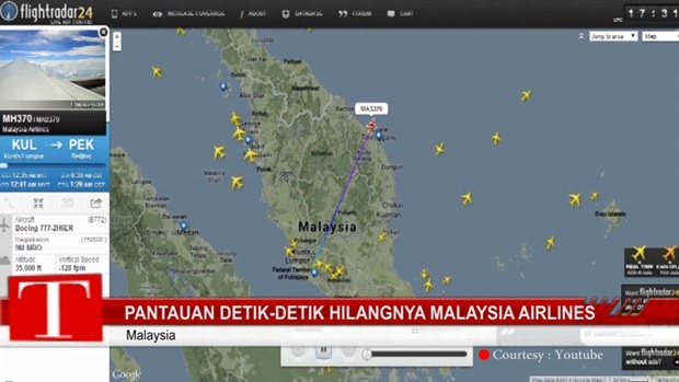 Bagaimana Pesawat Malaysia Hilang tanpa Pesan