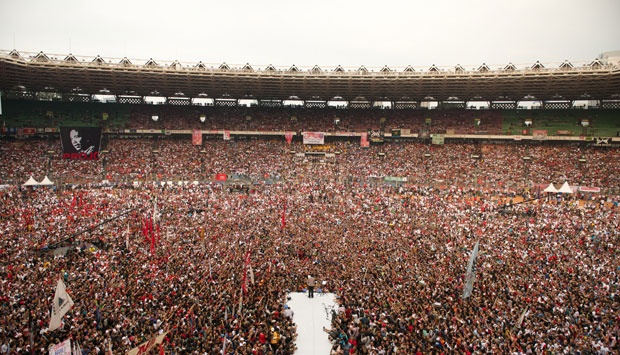 [Kehabisan Bahan Orasi]-Pendukung Prabowo samakan Jokowi dengan Israel