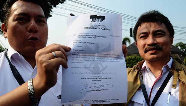 Tim Prabowo Laporkan KPU ke Bawaslu Terkait Edaran