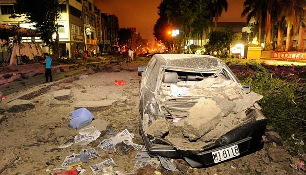 Ledakan Pipa Gas Mengoyak Kota Kaohsiung 