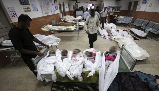 Di Gaza, Warga Kuburkan Jasad di Kulkas