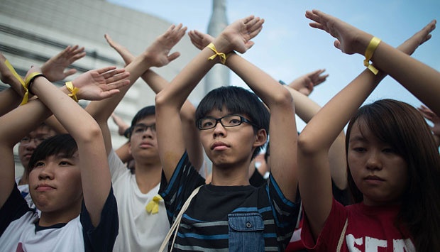 Joshua Wong Ditahan Kepolisian Hong Kong