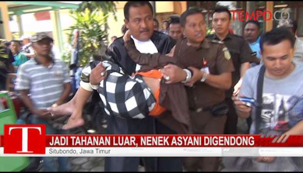 Pilih Tampil di TV, Nenek Asyani Dianggap Hina Pengadilan