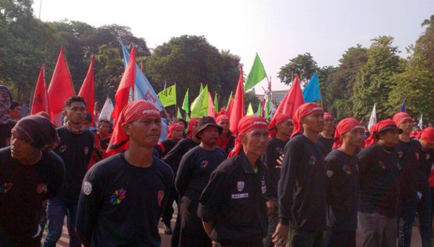 Dua Pekan Lagi, 30 Ribu Buruh Demo Tolak Omnibus Law