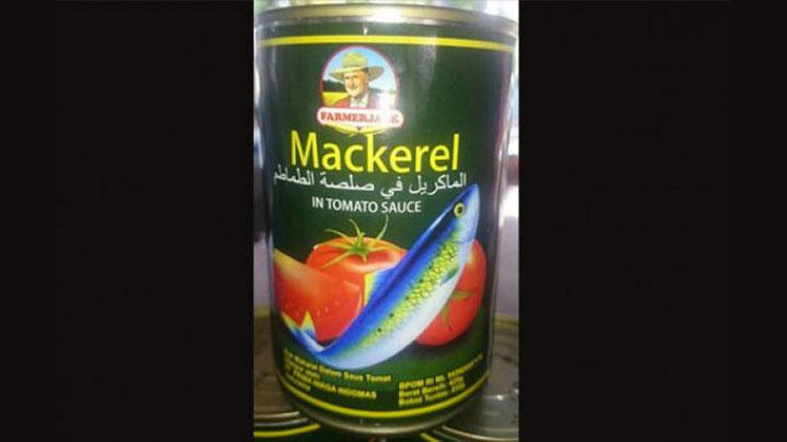 BPOM Pekanbaru Temukan Cacing di Sarden Kaleng Farmer Jack Asal Cina