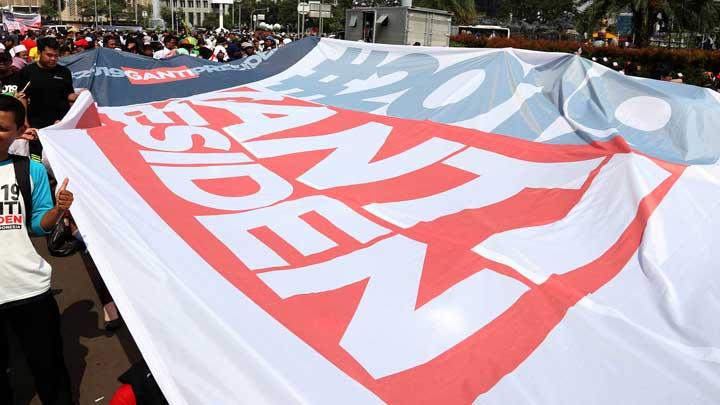 Survei: Mayoritas Publik Tak Setuju Gerakan #2019GantiPresiden