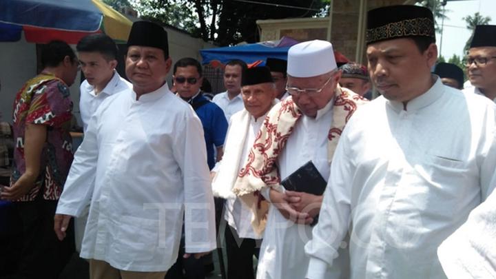 Prabowo Diam saat Ditanya Kenapa Urung Salat di Masjid Istiqlal