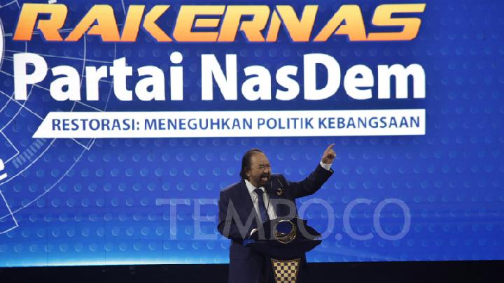 Akhiri Polemik Cebong Kadrun, Surya Paloh Sodorkan Nama Anies - Puan ke Jokowi