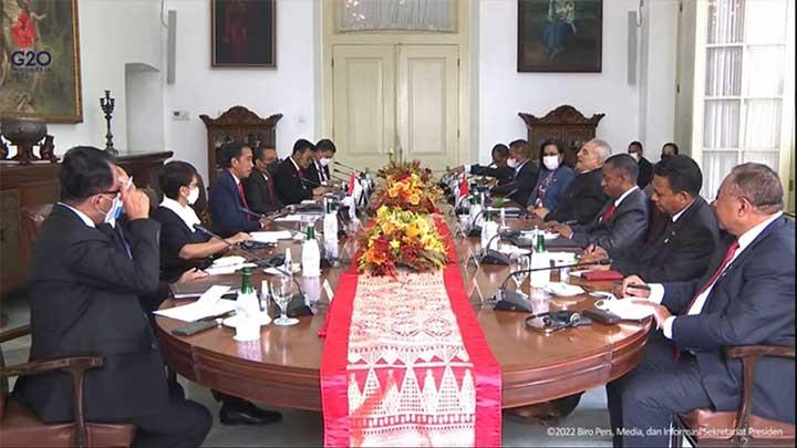 Jokowi Sambut Kunjungan Presiden Timor Leste Jose Ramos-Horta