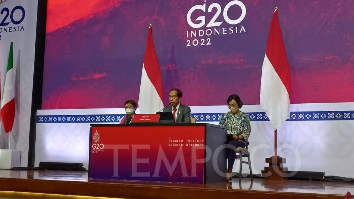 Alot Pembahasan Perang Ukraina di Komunike KTT G20, Jokowi: Sampai Tengah Malam