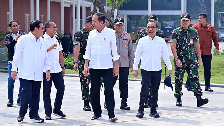 Digadang Jadi Ketum Golkar, Bahlil Dampingi Presiden Jokowi ke IKN Hari Ini