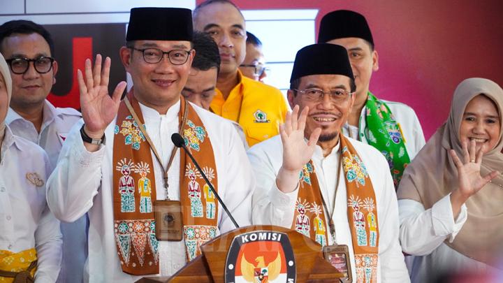 Resmi Daftar ke KPU, Ridwan Kamil-Suswono Perkenalkan Slogan Jakarta Baru