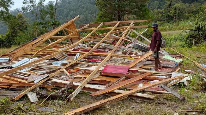 TNI Bantah Tudingan Perusakan Rumah Warga di Yuguru Papua
