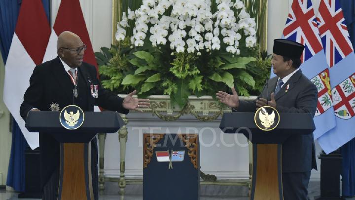 Prabowo Bertemu PM Fiji, Tokoh yang Sempat Dukung Papua Merdeka
