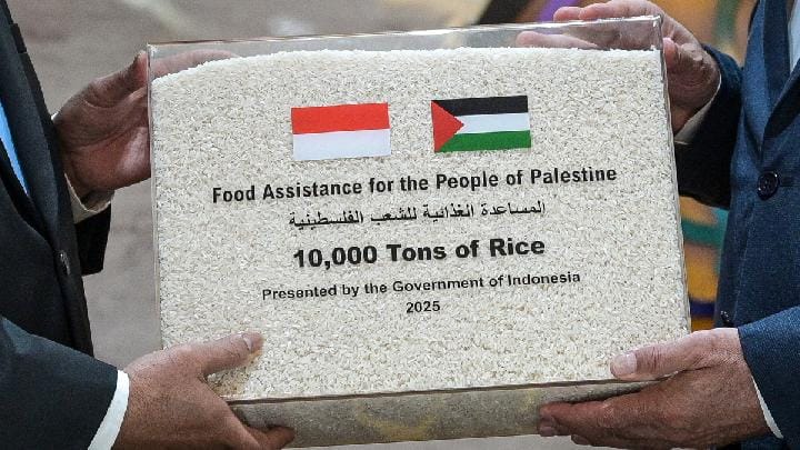 Indonesia Akan Kirim 10 Ribu Ton Beras ke Palestina