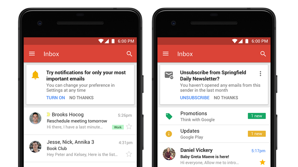 Gmail Hadir Dengan Fitur dan Tampilan Baru!