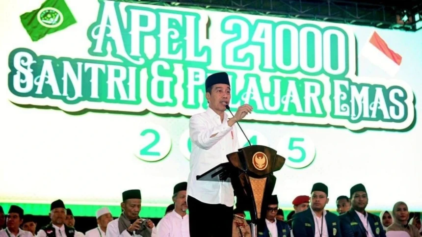 Presiden Joko Widodo Ajak 24 Ribu Kader IPNU Wujudkan Indonesia Emas 2045
