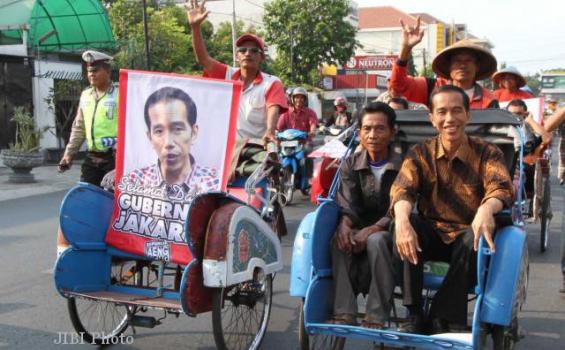 Djarot : Becak khan zaman dulu,zaman lebaran Kuda