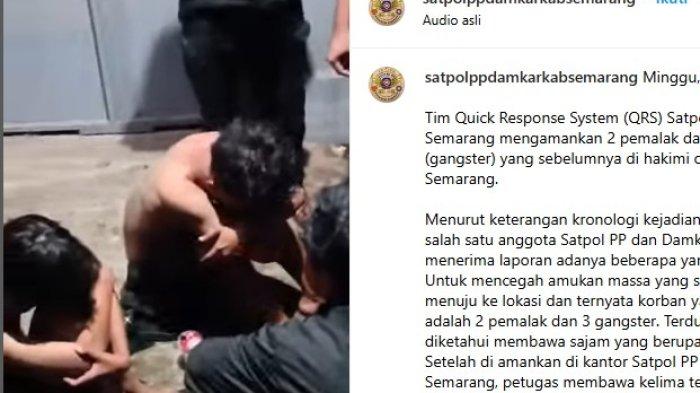 Warga Ungaran Dipalak Preman, Pilih Lapor ke Damkar, Pelaku Langsung Ditangkap