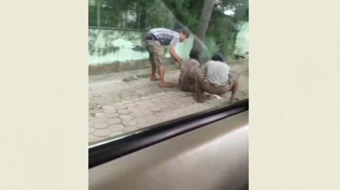 Preman yang Rampok Uang Pengemis Tua Bertongkat Diciduk