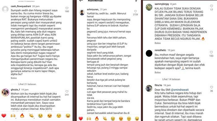 Akun IG Sri Mulyani Diserbu, Ada yang Ngaku Pegawai Pajak, Tak Terima Instansinya 