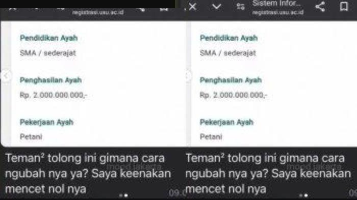 Viral Curhat Mahasiswa Tak Sengaja Tulis Gaji Orangtua Rp 2 M,