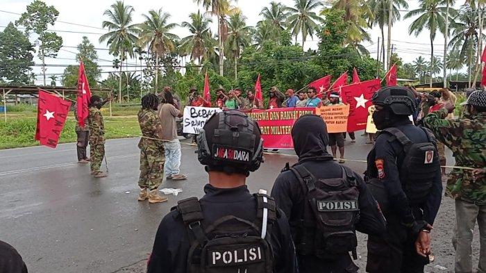 Demonstran Di Manokwari Tanah Papua Masuk Darurat HAM: Negara ...