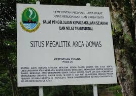 Obyek wisata sejarah di sekitar Gunung Salak