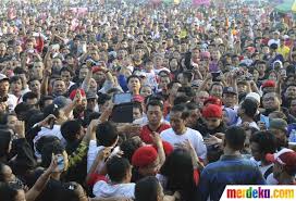 Jokowi-JK Konser 2 Jari, Prabowo-Hatta Gelar Pesta Rakyat