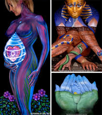 Body Painting Keren-Keren Gan..